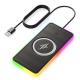 Fast Car Black Wireless Charger With RGB Light For Apple Phone / Apple Watch