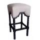 2018 New antique bar chair bar chairs with furniture or bar of solid wood and linen fabric