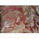 Red Floral Pattern Floral Jacquard Fabric Polyester Sofa Cover