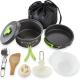 Portable Style Outdoor Aluminum Cooking Pots Set for Picnic and Camping US 6.5/Piece