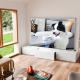 Modern Ultra Short Throw Projector Furniture Luxury Living Room Storage TV Cabinet White
