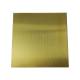 0.5mm Stainless Steel Decorative Sheets Gold Color Pvd Coating JIS Standard
