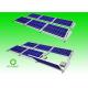 Non - Penetration Rotatable Solar Mounting System Brackets For Flat Roofs