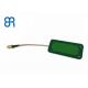 Green Color Small RFID Antenna UHF Bands Weight 16G With Close Reading Distance