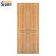 Wood Grain Wardrobe Closet Doors Scratch Resistant For Bedroom Furniture