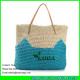 LUDA cute pattern beach bag crochetting paper straw beach bag uk