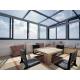 Skylight Patio Sun Rooms , Natural Light Aluminium Shade Louvres ISO9001