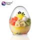 New 2019 trending product 160ml disposable plastic egg shape container