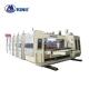 Carton Box 3 Color Flexo Printing Machine With Slotting Die Cutter