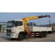 Dongfeng 6x4 10 wheels LHD, RHD Truck Mounted Crane with Capacity 10ton for Sale