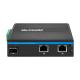 Gigabit Industrial Unmanaged POE Switch 2 Port 1000Mbps SFP Fiber Port