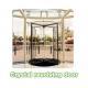 Shopping center mansion Automatic crane Revolving Door Unit with 3 or 4 wings