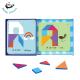 EVA Travel Tangram Puzzle Game Road Trip Game Hand Eye Coordination Ability