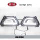KIA Sportage 2015 DRL LED Daytime driving Lights Car front light upgrade