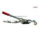 Customized Color Hand Cable Puller 2T Double Gears Three Hooks Wear Resistance