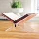 Clear Acrylic Book Holder Open Shelf For Portable Assembly Bookstand Acrylic Stand Design