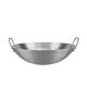 Standing Double Handle Deep Frying Pan Without Cover For Restaurants