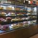Refrigerated glass door cake display case for bakery shop with CE/ETL