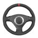 Custom PU and Carbon Leather Steering Wheel Cover for Audi A3 A4 RS 6 S4 TT 2000-2006
