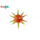 Ceiling Suspended Inflatable LED Spike Ball For Club Stage Party Event Decoration