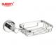 Sus 304 Bathroom Soap Basket Dish Holder Plated Chrome Oem Odm Rould Classical