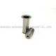 Silvery White Flange Solenoid Valve Stem With Numerical Control Technology