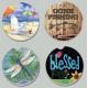 China Factory Wholesale Price 4'' Shiny Round Ceramic Cork Coaster for Gift,