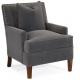 Romantic Fabric Hotel Furniture Set Chair With Wood Legs Hospitality Style