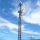 Hot Dip Galvanized Steel Guyed Mast Tower 4 Legged Q345 Low Carbon
