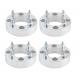 2 Inch 4x110 Atv Wheel Spacers CNC Machined Polished With 10x1.25 Studs