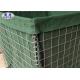 Galvanized Welded Military Defensive HESCO Barriers With Geotextile Cloth OEM Service