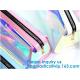 Women PVC Clear Backpack Laser Hologram Shoulder Bags Hologram Zip Lock Bag Pvc Bag Printed Pattern Zip lockk Bags Hot Sal