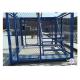 Multi Functional Convenient Steel Ladder Cage Spray Painted For Maintenance