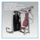 Commercial Pin Loaded Gym Equipment , Chest Press Equipment Vapour Pressure Type