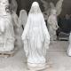 Marble Mary Statues Religious Virgin Sculpture Life Size Natural Stone Garden