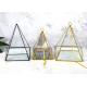 Pyramid glass artifact greenhouse succulent cover lamp vase gift package Creative storage box wholesale