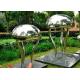 Custom Size Garden Landscape Stainless Steel Sculpture Animal Jellyfish Sculpture