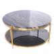 Medium Size Stainless Steel Table Home And Hotel Use With Marble Top