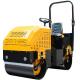 1000kg Vibratory Mini Road Compactor Double Drum Ride On Road Roller for Construction