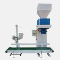 Semi Automatic Pellet Packing Machine 1.3KW Touch Screen Display Pellet Bagging  Machine