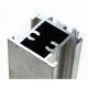 Solar Powder Coating Aluminium Profiles Shape Customized For Mechanical