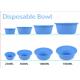 Medical Disposable Kidney Dish , Blue Disposable Bowls Surgical Plastic Standard