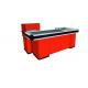 Automatic Conveyor Belt Checkout Counter , Stainless Steel Cash Register Counters