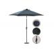 Led Light Outdoor Sun Parasol , Steel Polyester Patio Umbrella Uv Protection