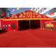 Red Aluminum 20x40 Party Tent Outdoor Wedding Tents Roof Linings Curtains