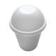 Eco Friendly 80mm Dome Take Away Sugarcane Pulp 100% Biodegradable Paper Cup Lids 90Mm White For Tea Cup