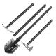 3Cr13 Aluminum Alloy Camping Tool Kit , Muti Function All In One Tool Set