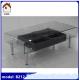 new hot bending glass coffee table with drawer glass top coffee table C-212