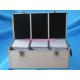 Multi - Purpose Aluminum DVD Storage Case 3mm MDF With Silver ABS Panel