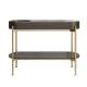 Gold Long Marble Console Table Villa Marble Entryway Console Table